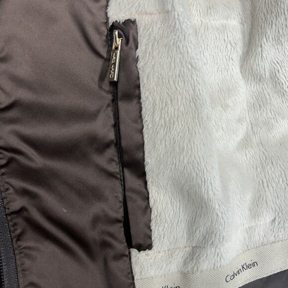 CALVIN KLEIN Women's Quilted Puffer Jacket 60/40 Duck/Waterfowl Feathers NO HOOD - Picture 13 of 16